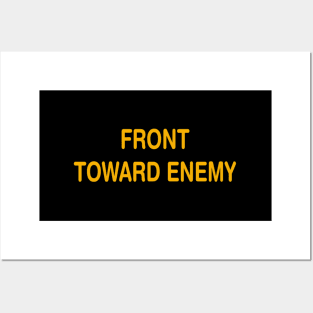 Military Quote Front Toward Enemy Military Posters and Art